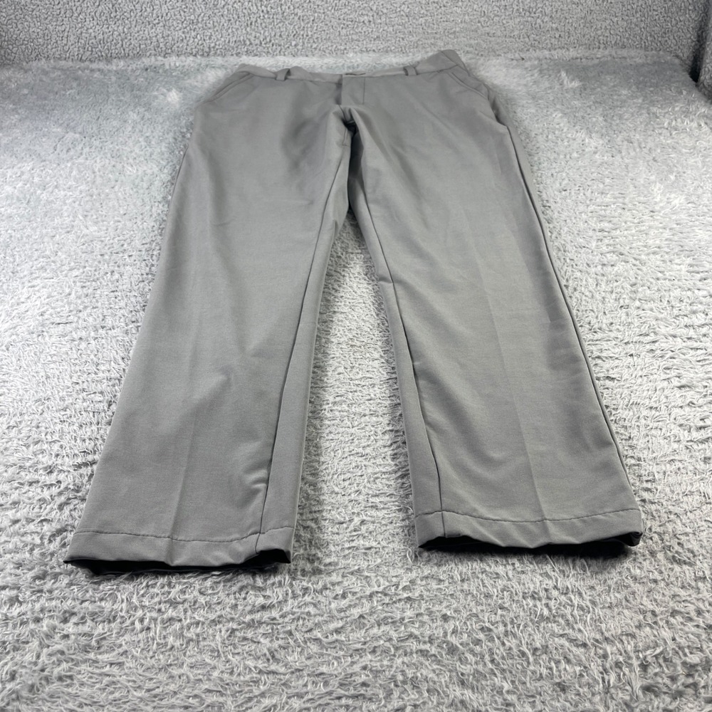 Lee Mens Tri-Flex MVP Straight Fit Tapered Leg Performance Pants Gray 32x30